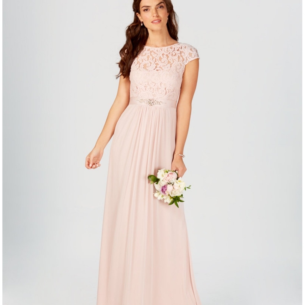 Adrianna Papell Lace Ilusion Dress